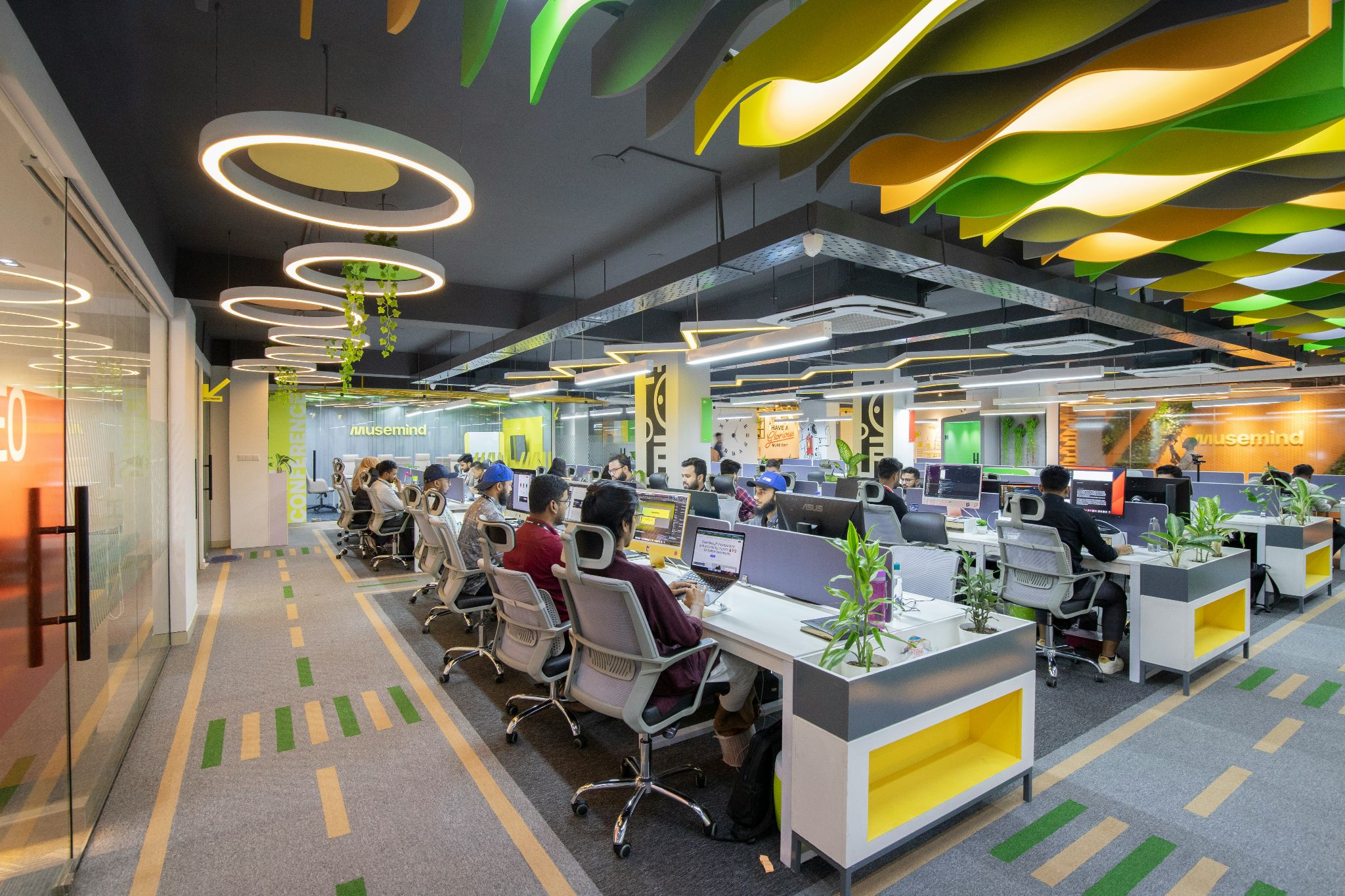 Open plan office